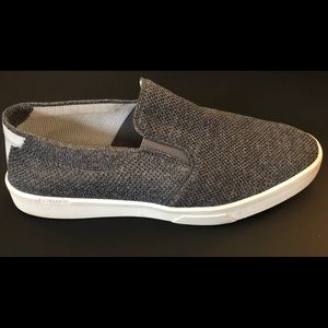 Calvin Klein Grey Knit Slip-on Sneakers